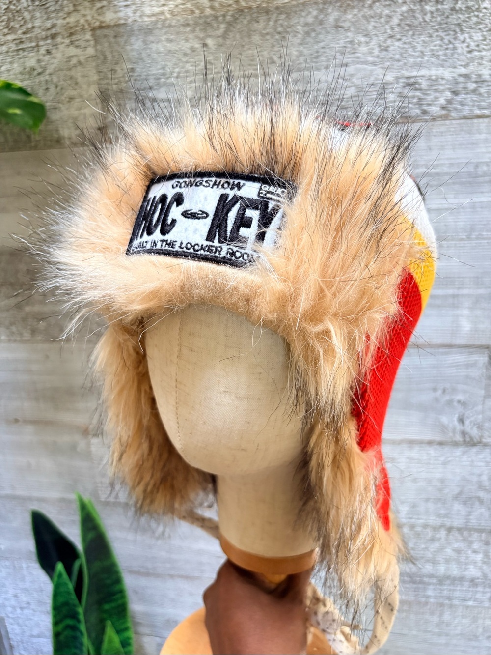 Gongshow | Benchwarmer "Hoc-Key" Faux Fur Ear Flap Trapper Hat - O/S